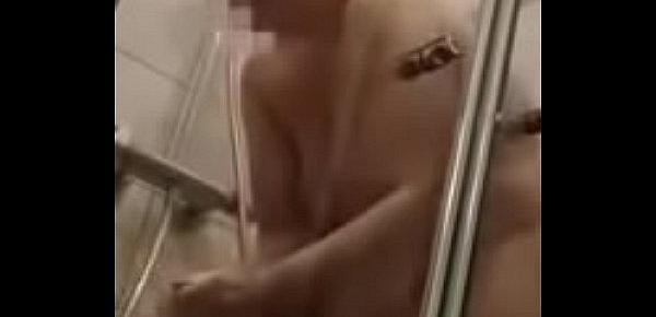  hidden cam - wife in the shower